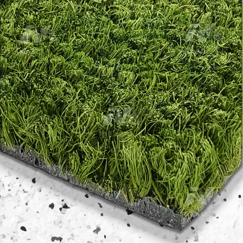 Green Coir Doormat / Made to Measure (17mm)