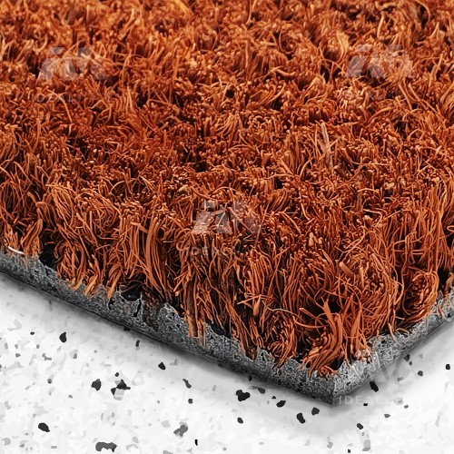 Terracotta Coir Doormat / Made to Measure (17mm)