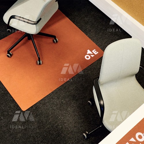 Custom Office Chair Mats with Logo	